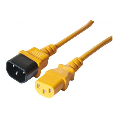 Rallonge d'alimentation C14 / C13 orange - 0,6 m