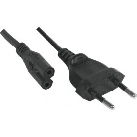 Cordon d'alimentation bipolaire pour PC portable noir -1,8m