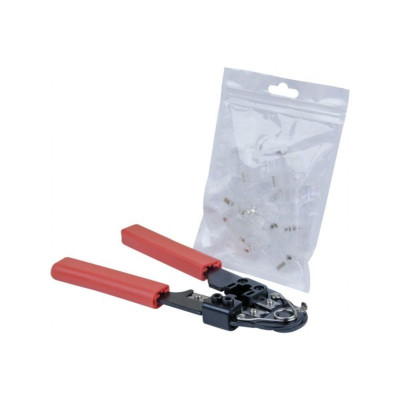 KIT RJ45 (PINCE A SERTIR + 20 CONNECTEURS RJ45)