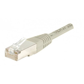 Cordon RJ45 CAT 5e F/UTP gris - 0,5 m
