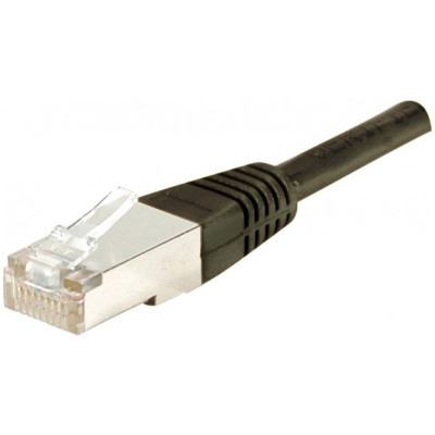 Cordon RJ45 CAT 5e F/UTP noir - 0,5 m