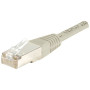 Cordon RJ45 CAT 5e F/UTP gris - 1 m