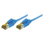Cordon RJ45 sur câble CAT 7 S/FTP LSOH SNG bleu - 0,3 m