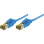 Cordon RJ45 sur câble CAT 7 S/FTP LSOH SNG bleu - 0,3 m