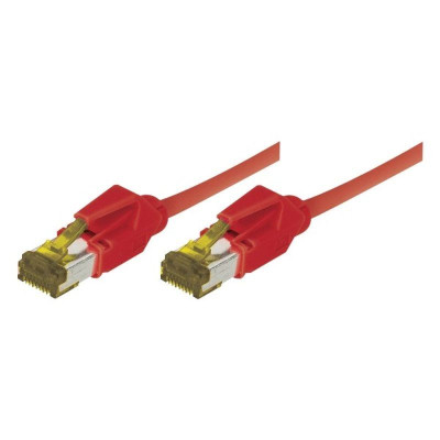 Cordon RJ45 sur câble CAT 7 S/FTP LSOH SNG rouge - 0,3 m