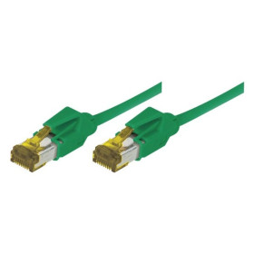 Cordon RJ45 sur câble CAT 7 S/FTP LSOH SNG vert - 0,3 m