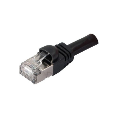 Cordon RJ45 VoIP CAT 6 S/FTP SNG noir - 1 m