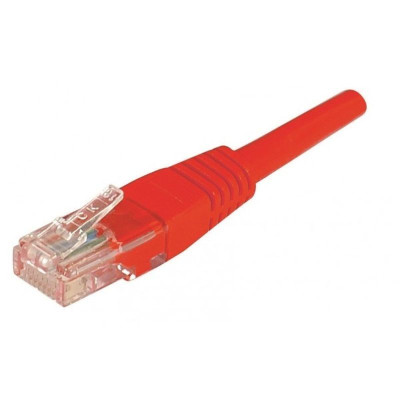 Cordon RJ45 CAT 6 U/UTP rouge - 0,15 m