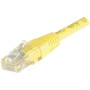 Cordon RJ45 CAT 6 U/UTP jaune - 0,15 m