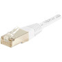 Cordon RJ45 CAT 6 S/FTP blanc - 1 m