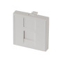 DEXLAN PLASTRON 45X45 DROIT POUR 1 PORT RJ45