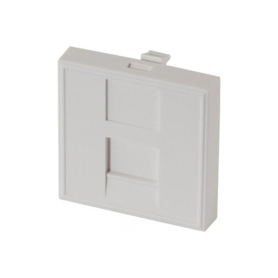 DEXLAN PLASTRON 45X45 DROIT POUR 1 PORT RJ45