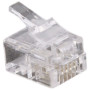 CONNECTEUR 6P4C RJ11 UTP TELEPHONIE LOT DE 50