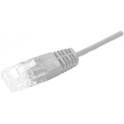 CORDON UTP 1P gris  RJ45/RJ45 TELEPHONE 100 OHMS 1M