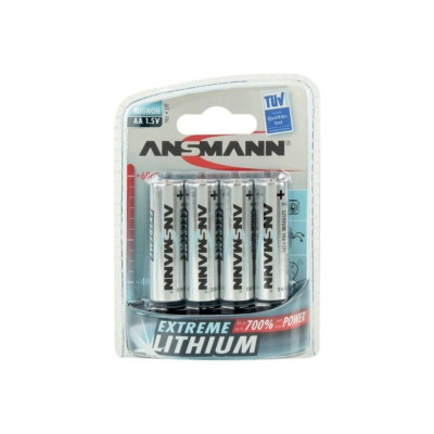 ANSMANN Piles lithium 1512-0002 FR06 / AA blister de 4