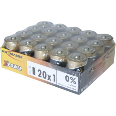 ANSMANN Piles alca indus 5015701 LR20 / D colisage de 20