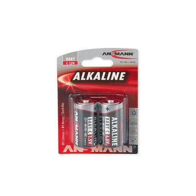 ANSMANN Piles alcalines 1513-0000 LR14 / C blister de 2