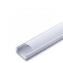 Profilé amuminium bandeau 1M - a plat  avec protection.