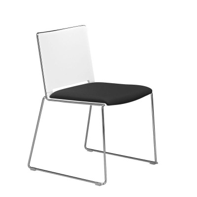 CHAISE FLORA BL/NOIR UNITE *1c