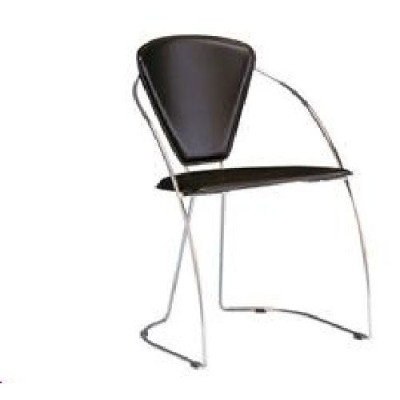 CHAISE (2) CROUTE CUIR NR *1c