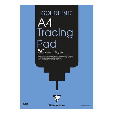 Goldline Bloc calque A4 50F 110g English