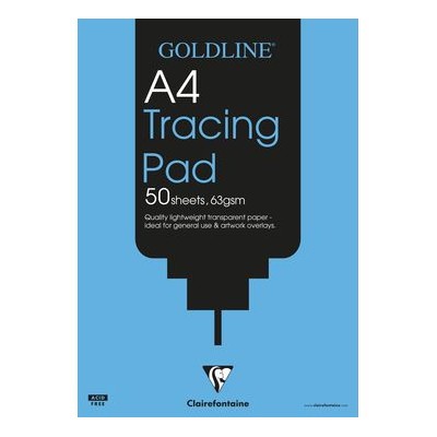 Goldline Bloc calque A4 50F 63g English