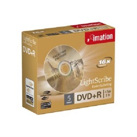 5 DVD+R/4.7GB Imation  Lightscribe 16xspd JC