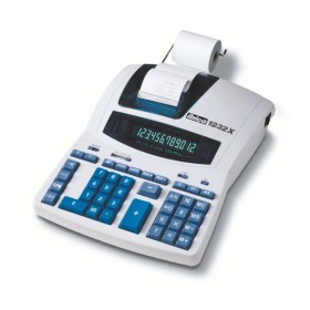 Calculatrice imprimante professionnelle 1232X, Ibico, Blanc/Bleu