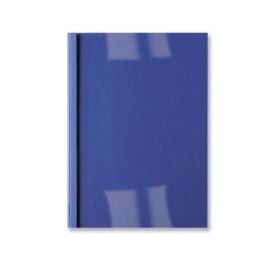 Couverture de reliure thermique 1,5mm A4 GBC LeatherGrain, Lot 100, Bleu