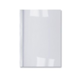 Couverture de reliure thermique  GBC LeatherGrain, A4 Blanc, 3mm (x100)