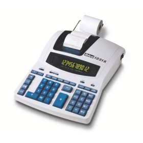 Calculatrice imprimante professionnelle 1231X, Ibico, Blanc/Bleu