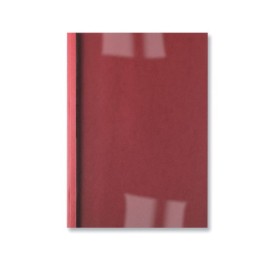 Couverture de reliure thermique  A4 3mm LeatherGrain GBC, Rouge
