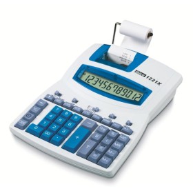 Calculatrice imprimante 1221X, Ibico, Blanc/Bleu