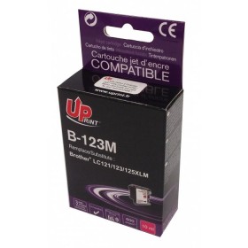 Cartouche compatible pour Brother LC123Y Magenta Uprint 13066