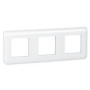 Plaque - 3x2 modules - horizontale - Blanche - Legrand Mosaic