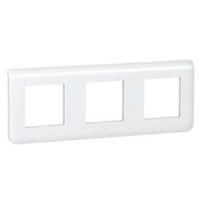 Plaque - 3x2 modules - horizontale - Blanche - Legrand Mosaic