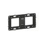 Support pour fixation à vis boîte maçonnerie - sécable - 2 postes - 4/5 modules