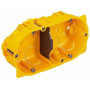 Boîte multiposte pour cloison sèche - profondeur 40 mm - 2 postes - 4/5 modules
