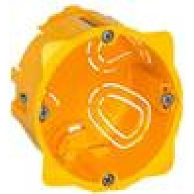 Boîte monoposte pour cloison sèche - profondeur 40 mm - 1 poste - à vis/griffe -