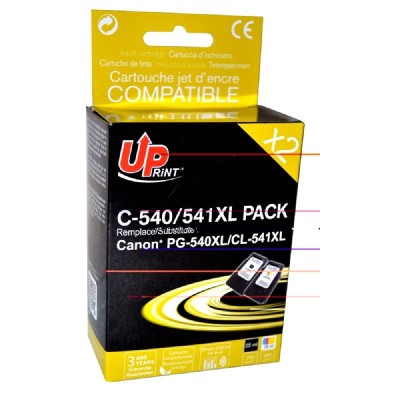 Pack Canon 540/541xl Compatible Uprint 13867