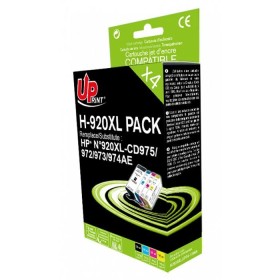 Pack compatible Hp 920xl Noir+Mag+Yell+Cyan 13868 Uprint