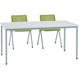 TABLE CONFERENCE POLY 180*80 COLORIS GRIS
