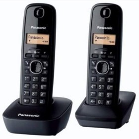 PANASONIC Téléphone Sans Fil Duo Dect Noir