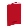 CAHIER CONQUERANT CLASSIQUE AGRAFE 170x220 96P 90G SEYES POLYPRO ROUGE