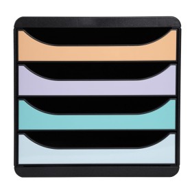BIG-BOX Aquarel noir/pastel glossy