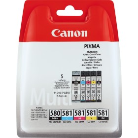 Canon ink 2078C005 PGI-580 CL-581 Multipack black + Color BK C M Y