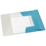 Chemise 3 rabats, A4 carton soft touch COSY Leitz, Bleu