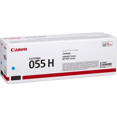 Canon toner 055HC cyan, high yield 5900 pages