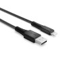 Câble de charge haute résistance USB Type A vers Lightning, 0.5m