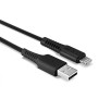 Câble USB Type A vers Lightning, noir, 0.5m